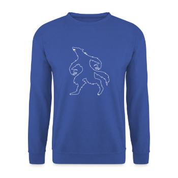 werewolf - Unisex Sweatshirt - royal blue - Front - Alina (178cm) & Michal (187cm)