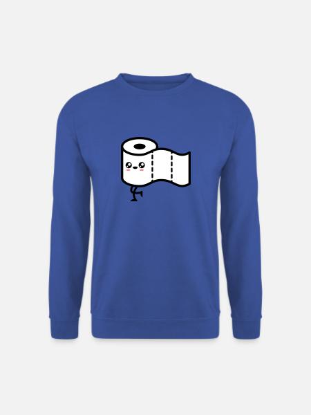toilet roll - Unisex Sweatshirt - royal blue