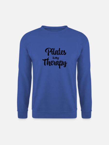 Pilates is my therapy - Unisex Sweatshirt - royal blue