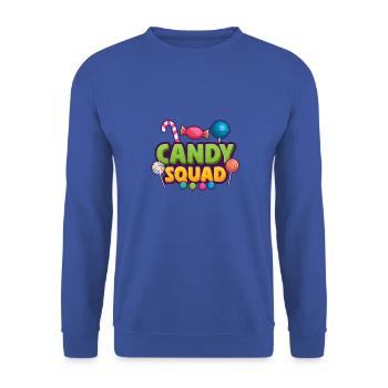 Candy Squad Bonbons - Sweat-shirt Unisexe - bleu royal - Devant - Alina (178cm) & Michal (187cm)