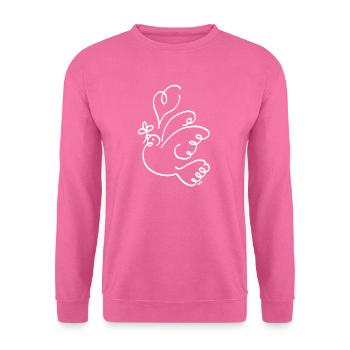 Colombe de la Paix - Sweat-shirt Unisexe - rose - Devant