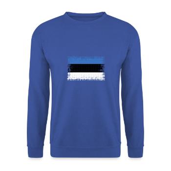 Estonia - Unisex Sweatshirt - royal blue - Front - Alina (178cm) & Michal (187cm)