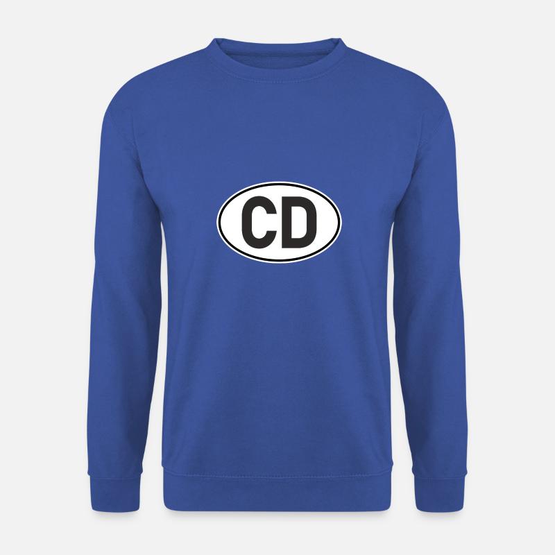 CD | Diplomatenkennzeichen - Unisex Pullover - Royalblau