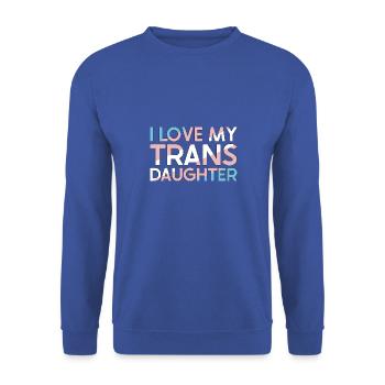 LGBT Gay Rainbow pour les amis et la communauté - Sweat-shirt Unisexe - bleu royal - Devant - Alina (178cm) & Michal (187cm)
