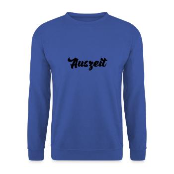 camping - Unisex Sweatshirt - royal blue - Front - Alina (178cm) & Michal (187cm)