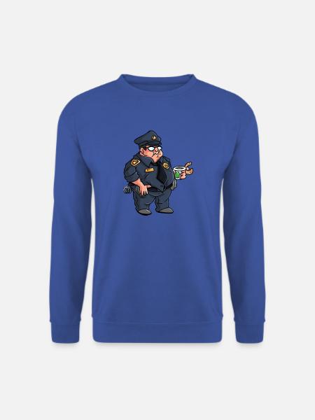 Dicker Polizist - Unisex Pullover - Royalblau