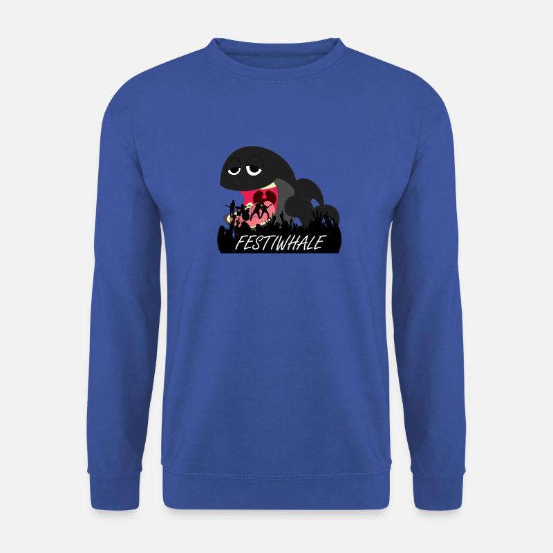 Festival Konzert Wal Band Veranstaltung Musik - Unisex Pullover - Royalblau