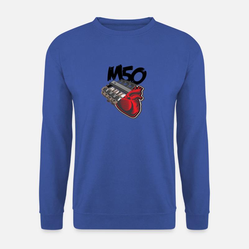 M50 Herz M50 Engine Motor Tuning E36 E30 Hobby - Unisex Pullover - Royalblau