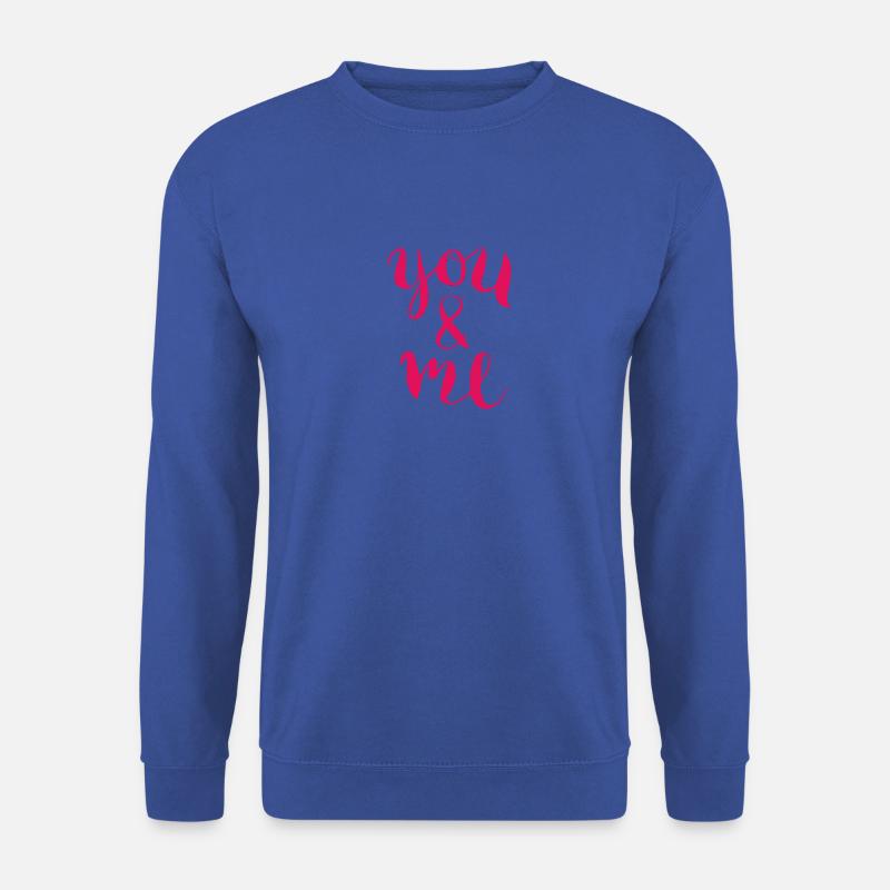 YOU & ME - Unisex Pullover - Royalblau