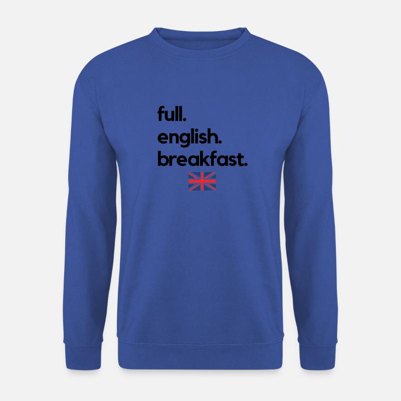full. english. breakfast. - Unisex Pullover - Royalblau