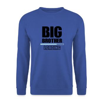 big brother loading 2 - Unisex Sweatshirt - royal blue - Front - Alina (178cm) & Michal (187cm)