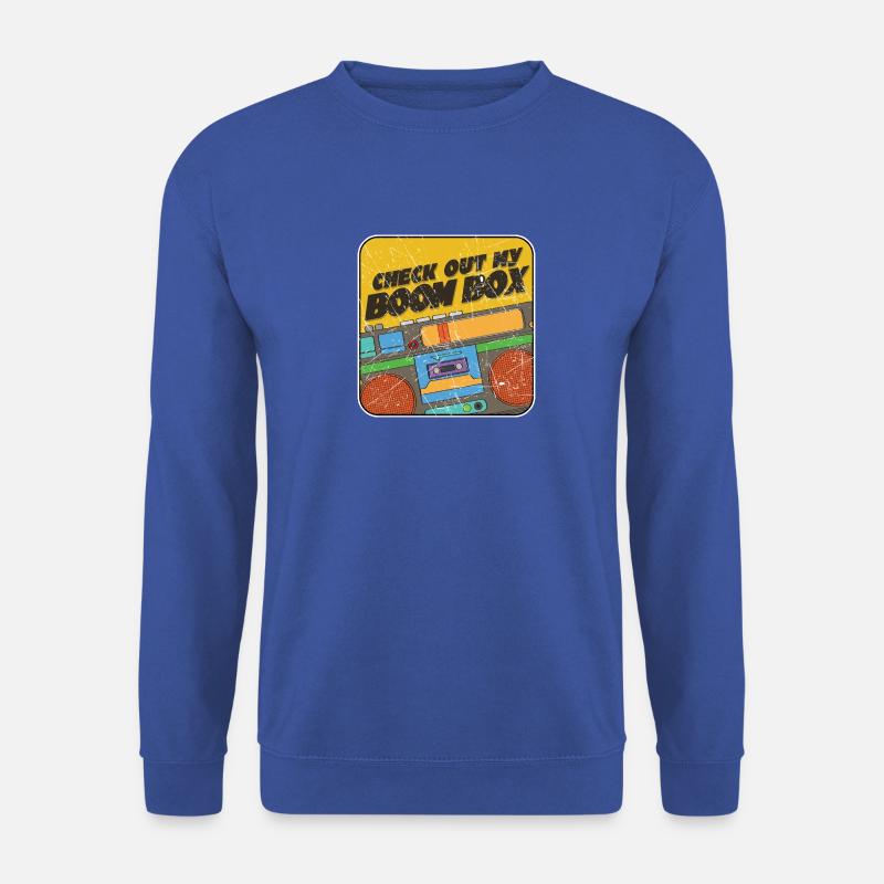 check-out-my-boombox-4000x4000 - Unisex Pullover - Royalblau