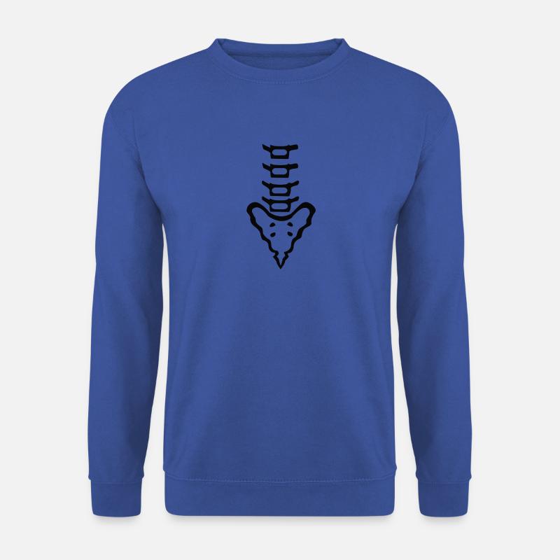 wirbelsäule - Unisex Pullover - Royalblau