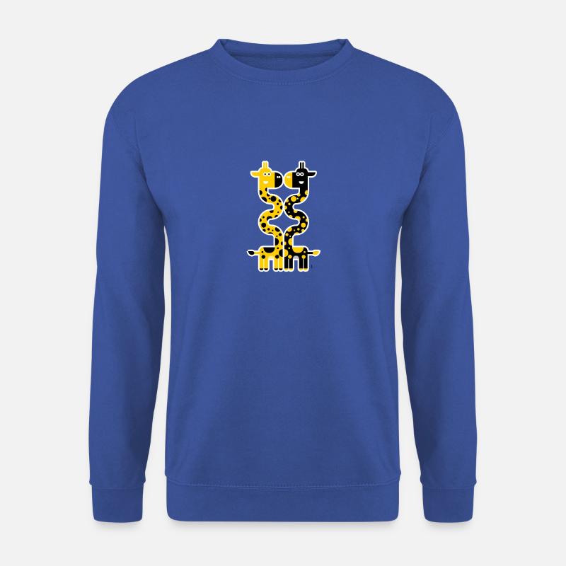 Wickelgiraffen - Unisex Pullover - Royalblau
