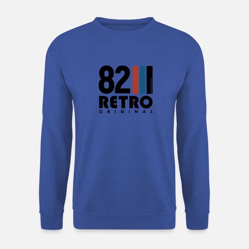 Retro 82 Pseudo - Unisex Pullover - Royalblau