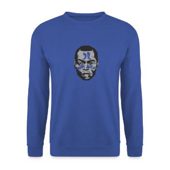 Kuti - Unisex Sweatshirt - royal blue - Front - Alina (178cm) & Michal (187cm)