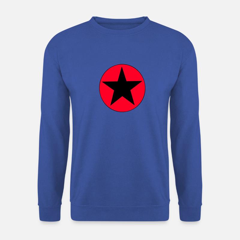Stern rot - Unisex Pullover - Royalblau