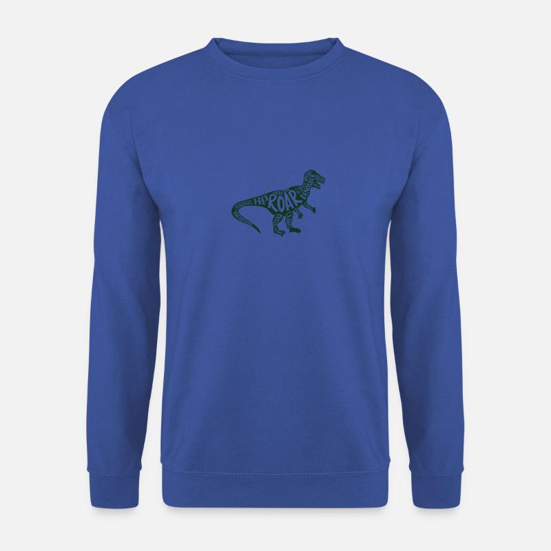 T-Rex Dinosaurier Jurassic - Unisex Pullover - Royalblau