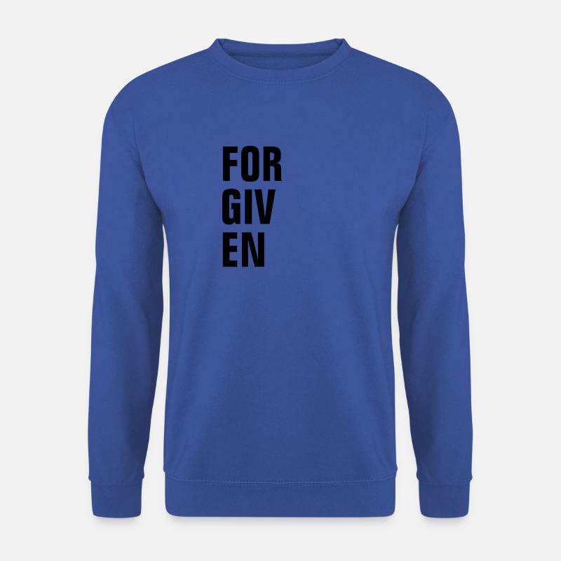 VERGEBEN - Christian - Unisex Pullover - Royalblau
