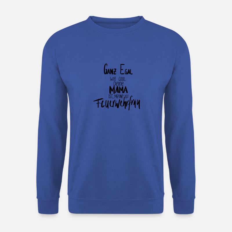 Feuerwehrfrau (Mama) - Unisex Pullover - Royalblau