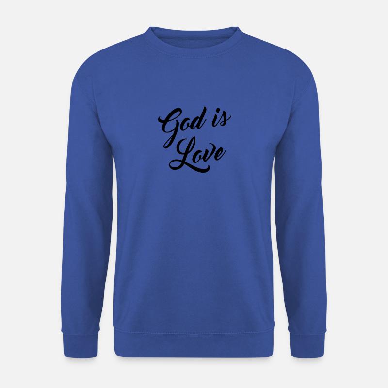 Gott ist Liebe - Unisex Pullover - Royalblau