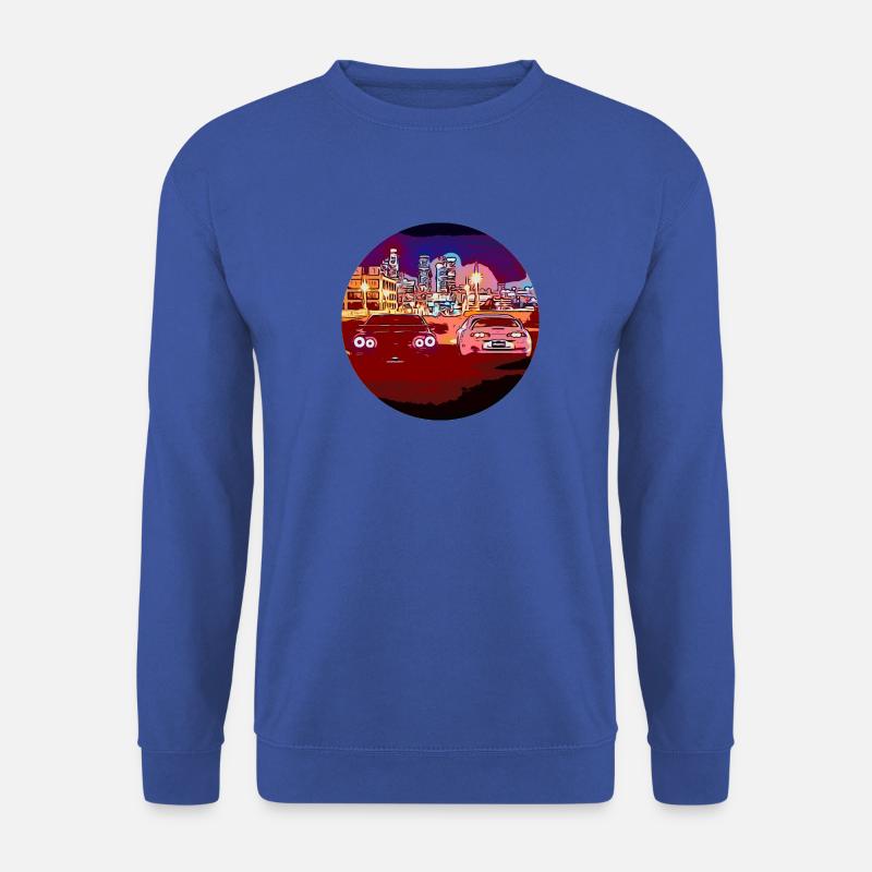 Retro JDM (Skyline & Supra) - Unisex Pullover - Royalblau