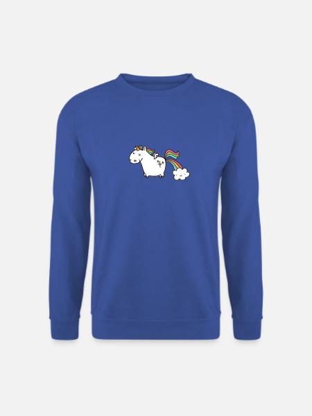 Unicorn Rainbow - Unisex Pullover - Royalblau