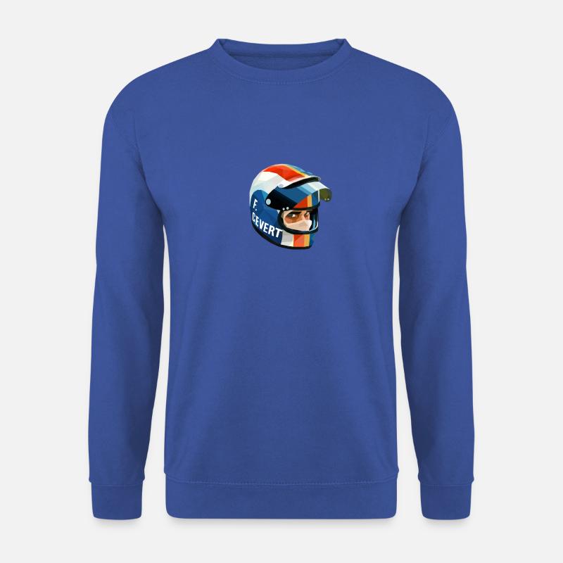 Francois Cevert Helmet - Unisex Pullover - Royalblau