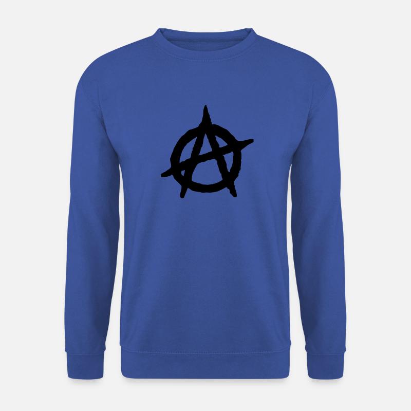 Anarchy - anarchy logo - Unisex Sweatshirt - royal blue