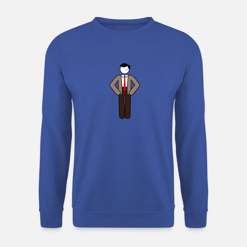 Mr. Picto Bean - Unisex Pullover - Royalblau
