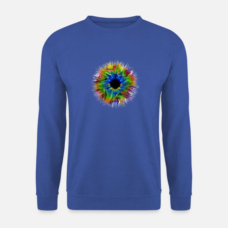Symbol Auge Augen Mandala Muster - Unisex Pullover - Royalblau