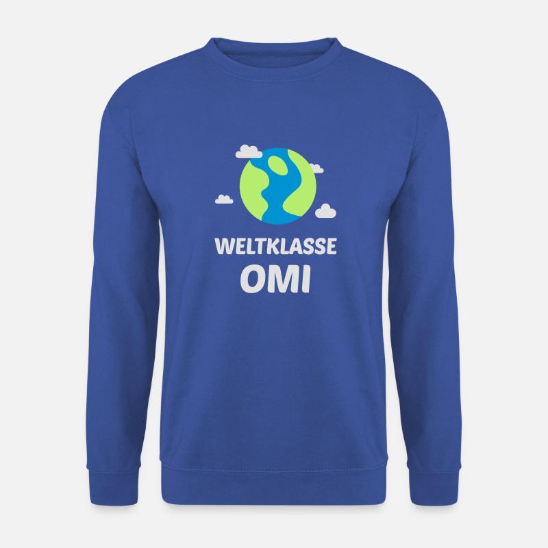 Omi - Unisex Pullover - Royalblau