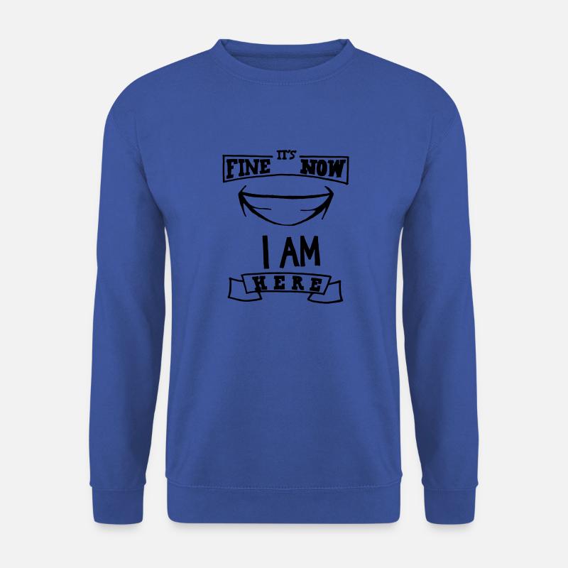 All Might / My Hero Academia / Anime / - Unisex Pullover - Royalblau