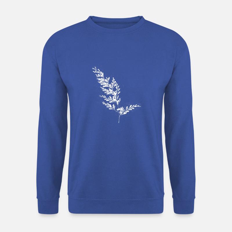 Farn Blatt - Unisex Pullover - Royalblau