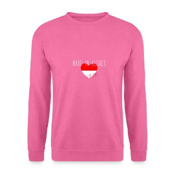 Made in Alsace - Sweat-shirt Unisexe - rose - Devant