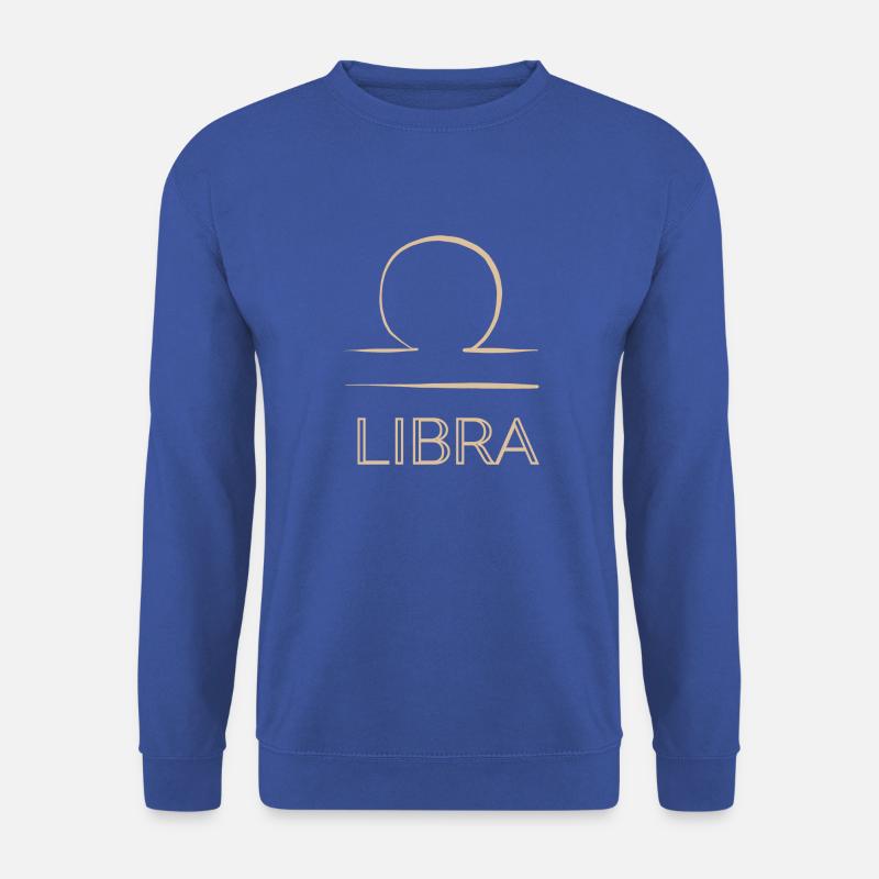 LIBRA ZODIAC SIGN - Unisex Pullover - Royalblau