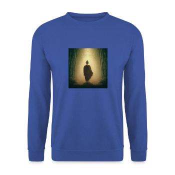 La voie de Bouddha - Sweat-shirt Unisexe - bleu royal - Devant - Alina (178cm) & Michal (187cm)