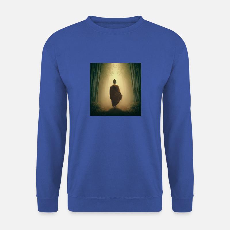 Buddha s way - Unisex Pullover - Royalblau