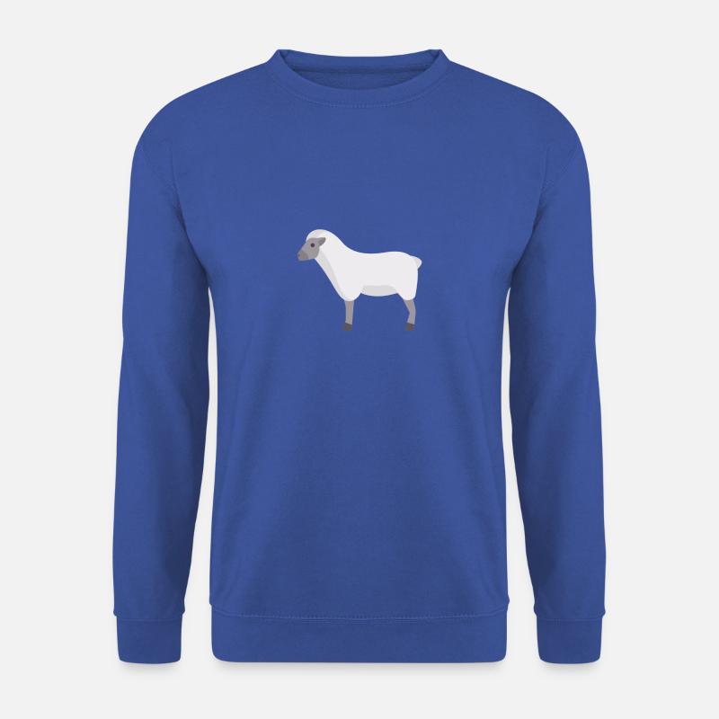 mouton de nuage blanc - Sweat-shirt Unisexe - bleu royal