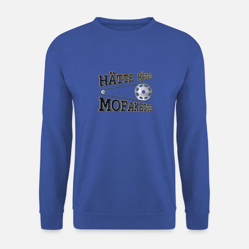 HÄTTE HÄTTE MOFAKETTE - Mofa 25km/h - Unisex Pullover - Royalblau