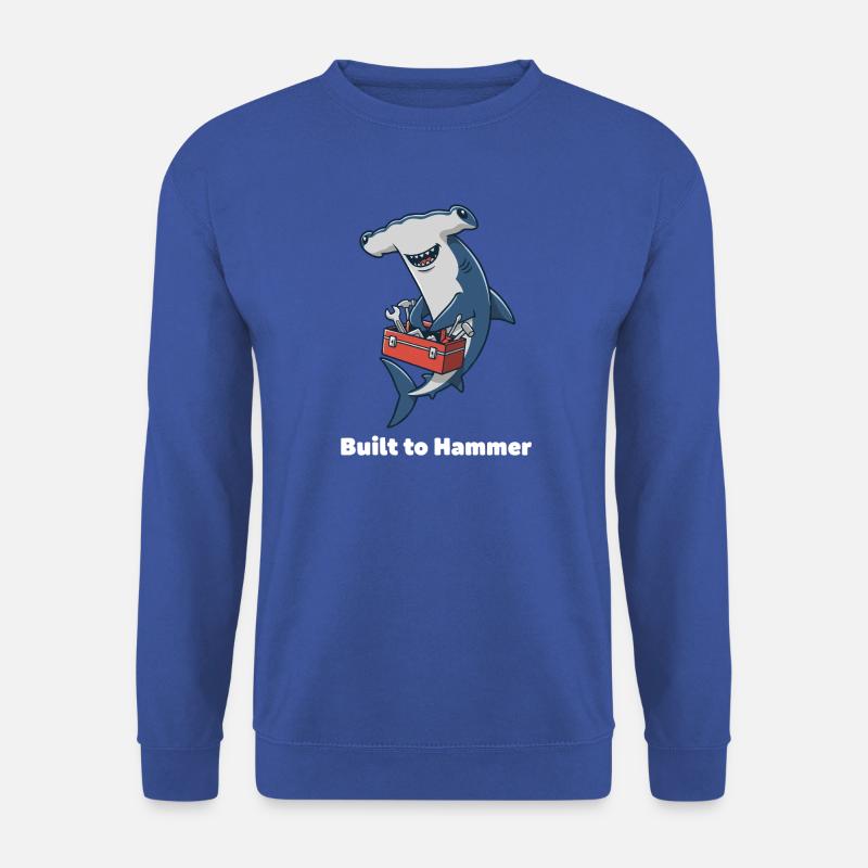 Artisan de la construction de requins-marteaux - Sweat-shirt Unisexe - bleu royal