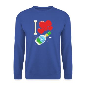 Dressing - Unisex Pullover - Royalblau - Vorne - Alina (178cm) & Michal (187cm)