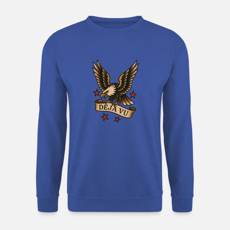 Déjà-vu-Adler - Unisex Pullover - Royalblau
