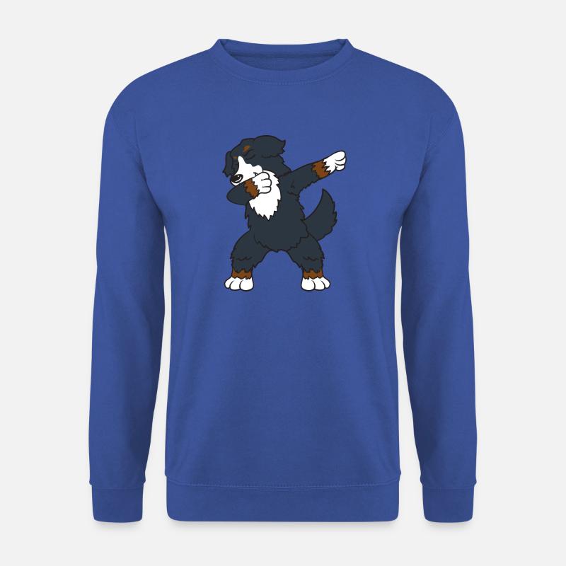 Dabbing Dab Berner Sennenhund Hund Tanzen - Unisex Pullover - Royalblau