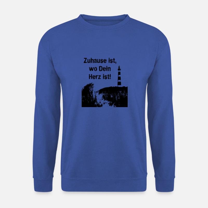 Ameland: Zuhause ist, wo Dein Herz ist! Geschenk - Unisex Pullover - Royalblau