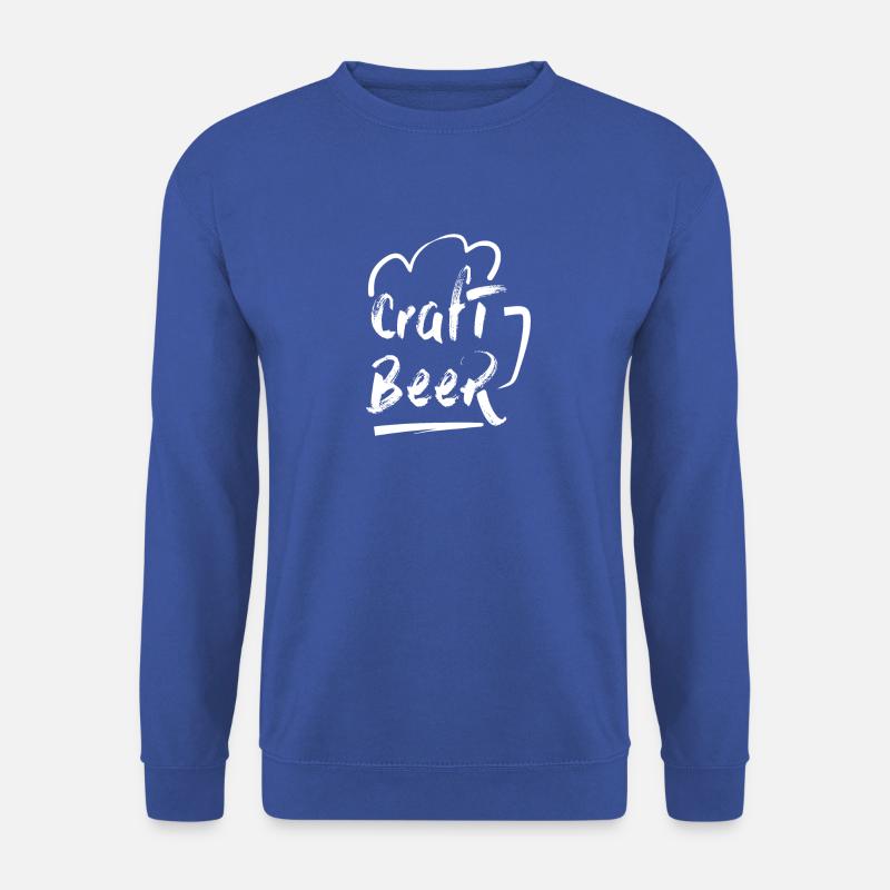 Craft Beer Krug - weiß - Unisex Pullover - Royalblau