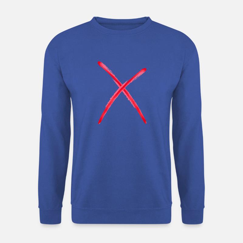 X - Unisex Pullover - Royalblau