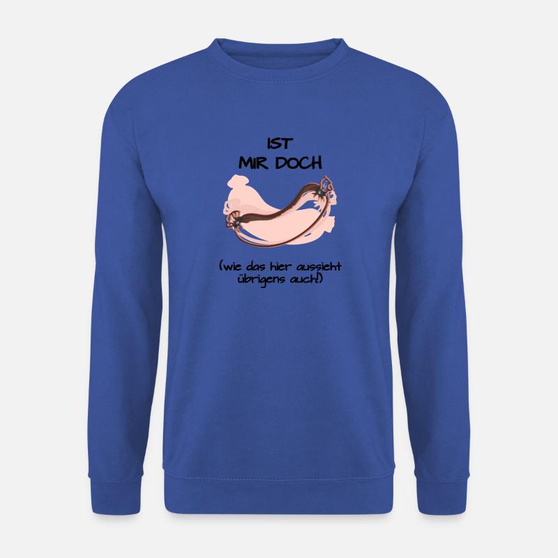 Ist mir doch wurst - wie das hier aussieht - Unisex Pullover - Royalblau