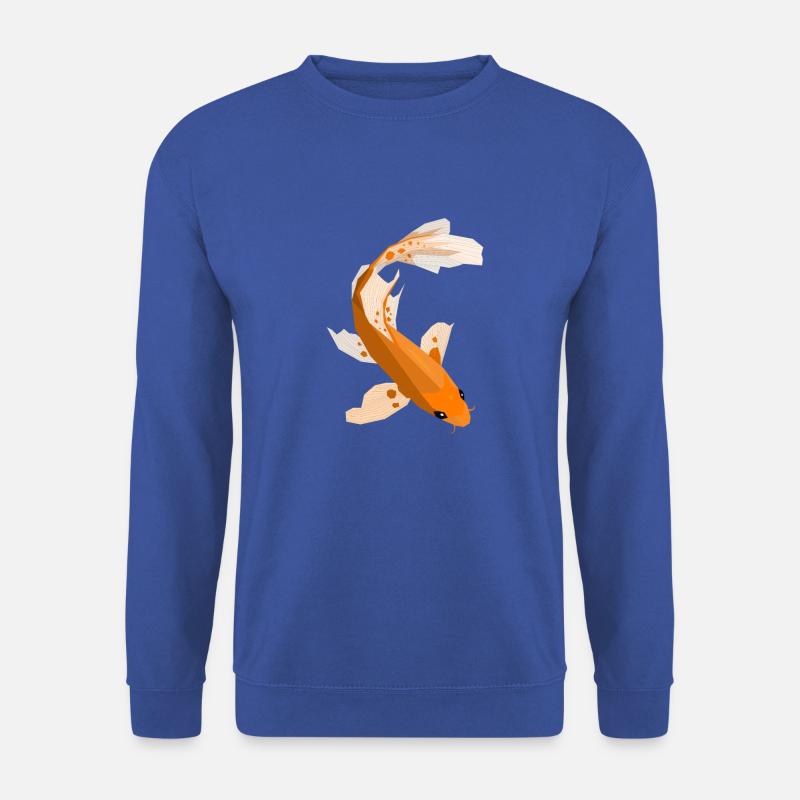 Geometric Koi - Unisex Pullover - Royalblau