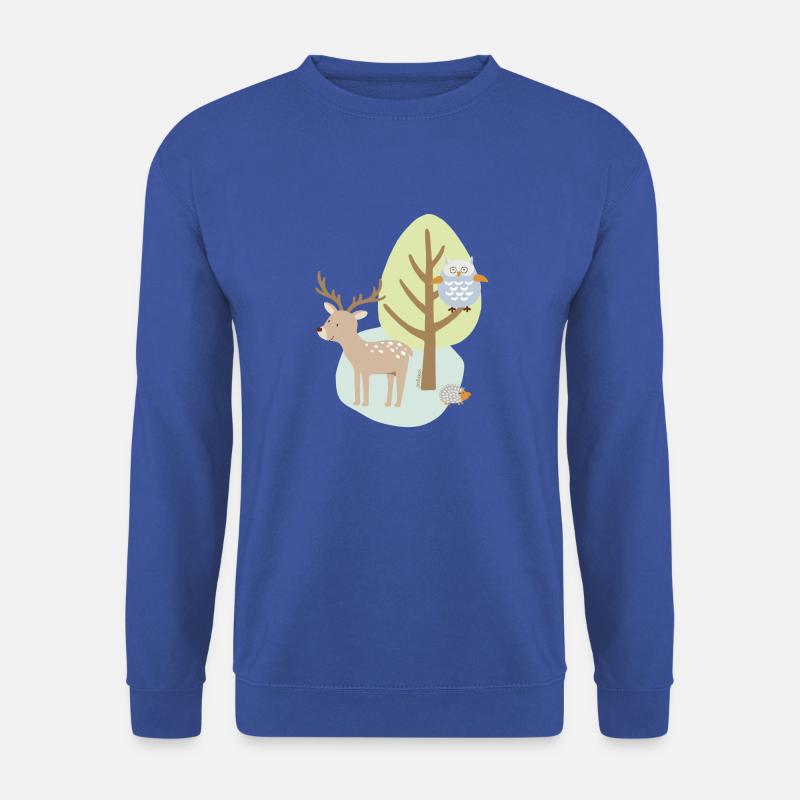 Patch_Hirsch2 - Unisex Pullover - Royalblau
